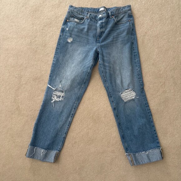 LOFT The Slouchy Boyfriend Denim Size 30 - Picture 1 of 5